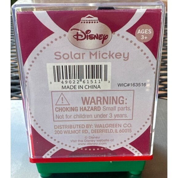 Cool Things Corp Disney's Mickey Mouse Happy Holidays Solar Mickey 4" (READ) - Picture 3 of 11
